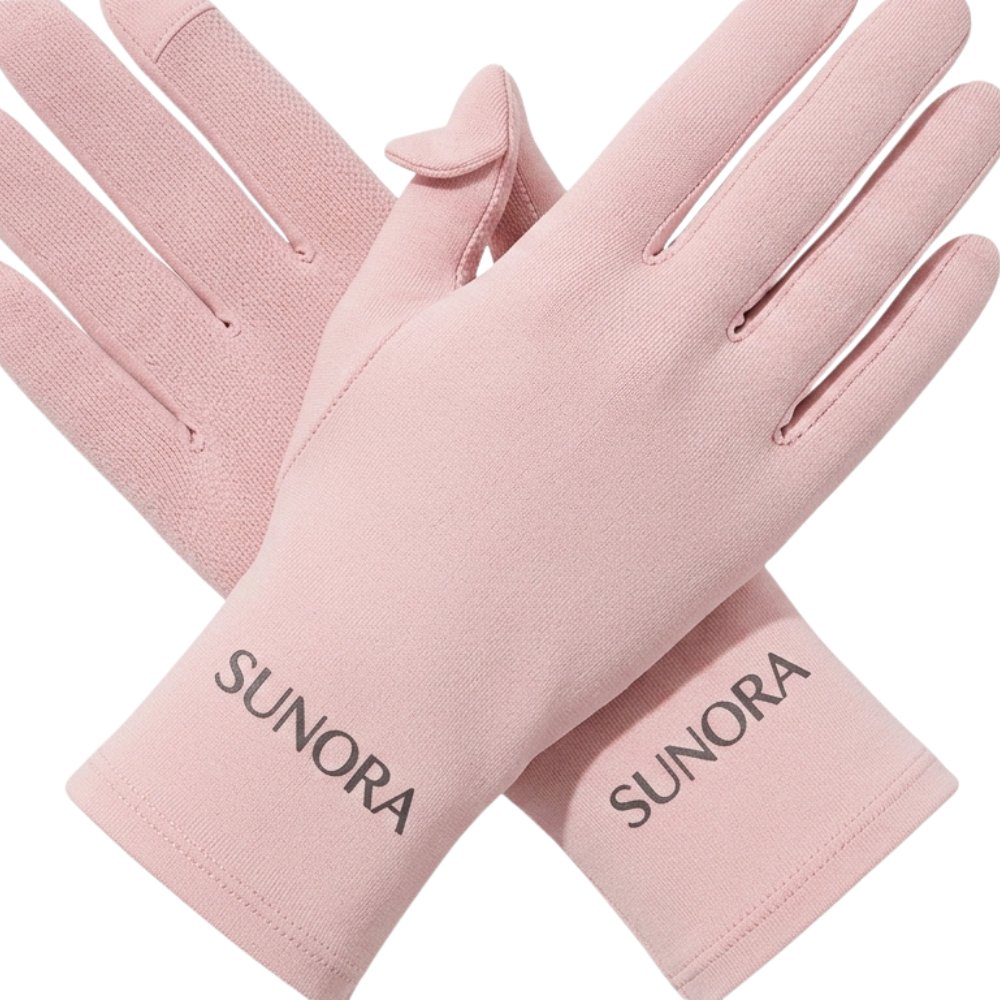 Găng tay chống nắng cảm ứng Sunora màu hồng